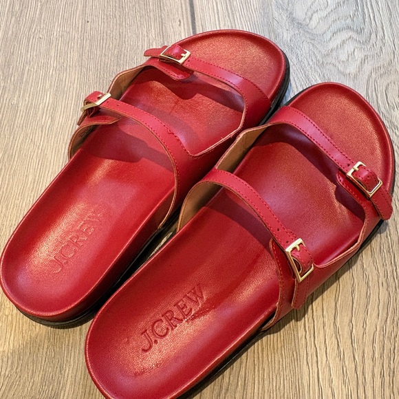J. Crew Shoes - J.Crew Women's Red Sandals size 8